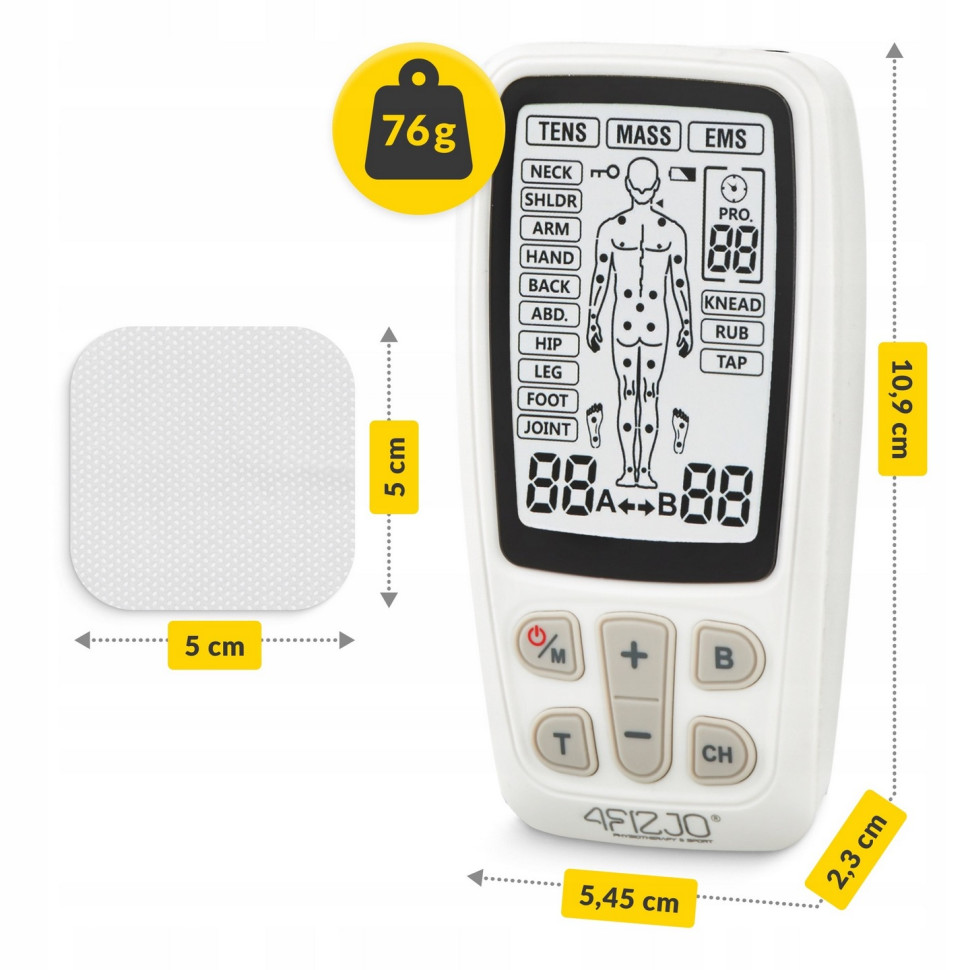 Апарат для електростимуляції м'язів Combo MED+ 3 в 1 4FIZJO P-5907739317117