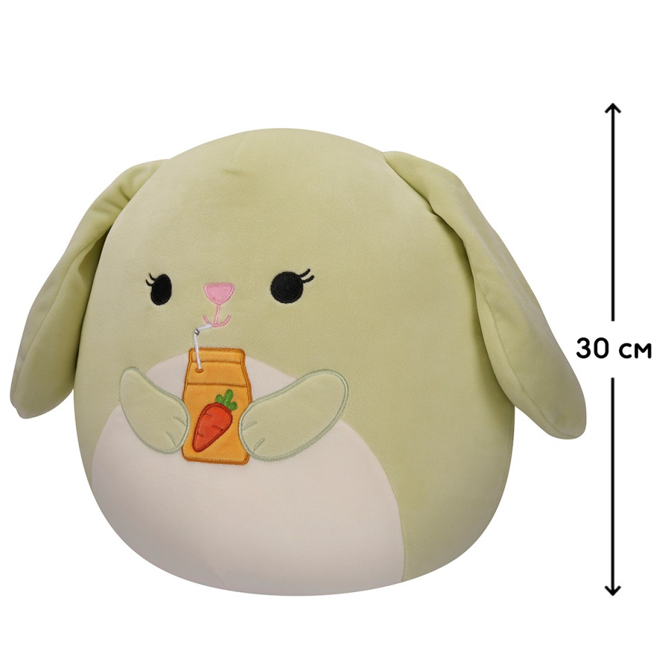 Мягкая игрушка Кролик Хара Squishmallows SQER00913, 30 см
