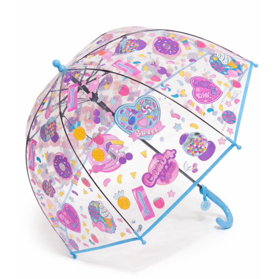 Дитяча парасолька Bambi RST058A(Blue) купол 70 см, довжина 65 см