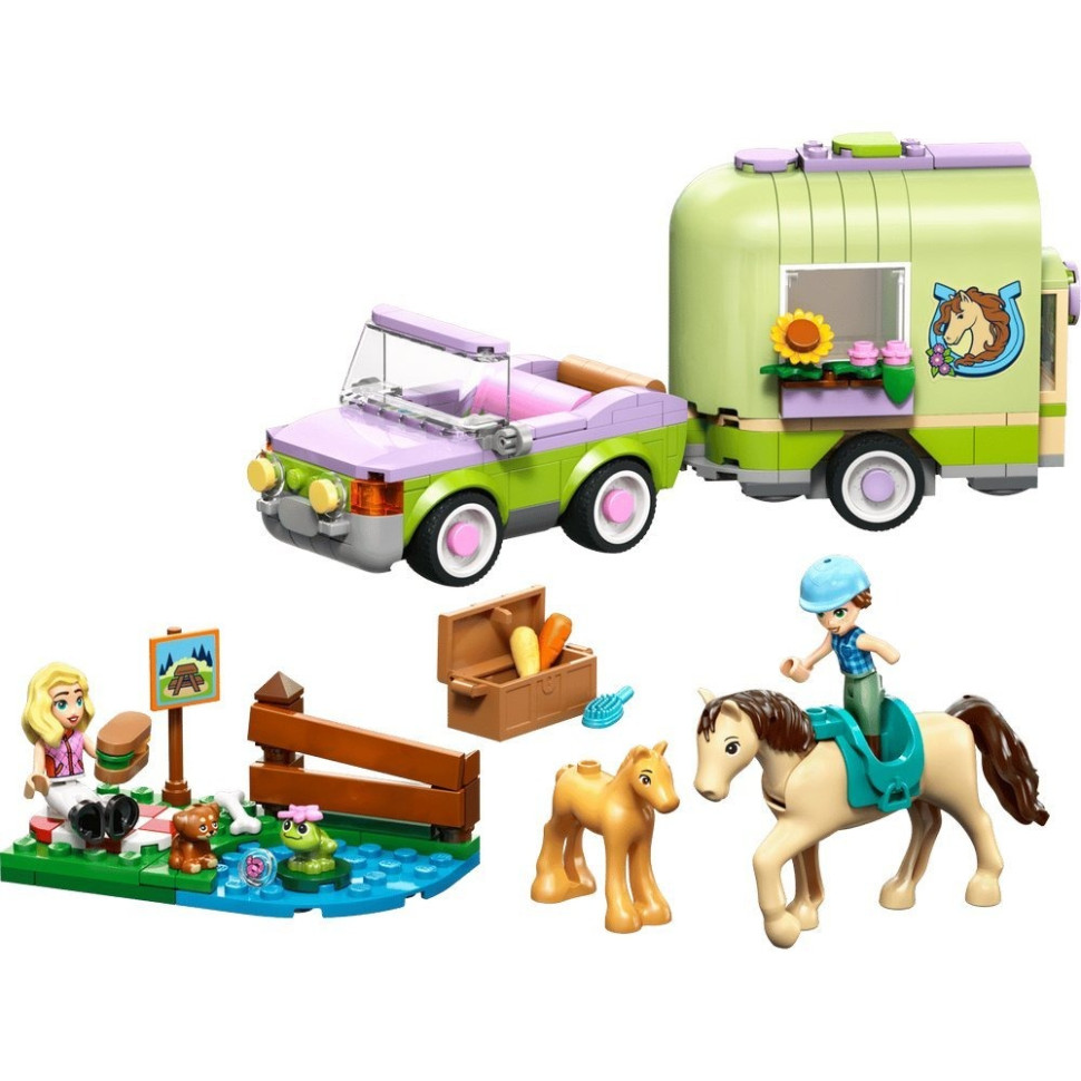 Конструктор Причіп для коня й лошати LEGO Friends 42695, 269 деталей