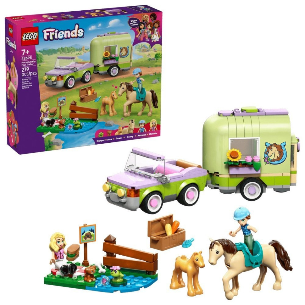 Конструктор Причіп для коня й лошати LEGO Friends 42695, 269 деталей