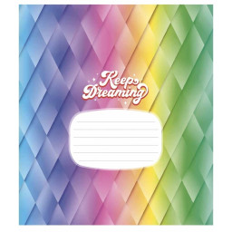Тетрадь ученическая "Crazy rainbow" Школярик 024-3217L-3 в линию, 24 листов