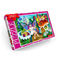 Пазл детский "Фея" Danko Toys C260-12-07, 260 элементов