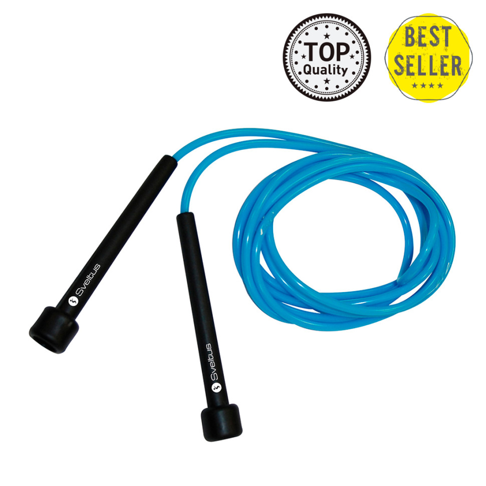 Скакалка PVC Sveltus SLTS-2711 для кардіо тренувань, 3 м, синій