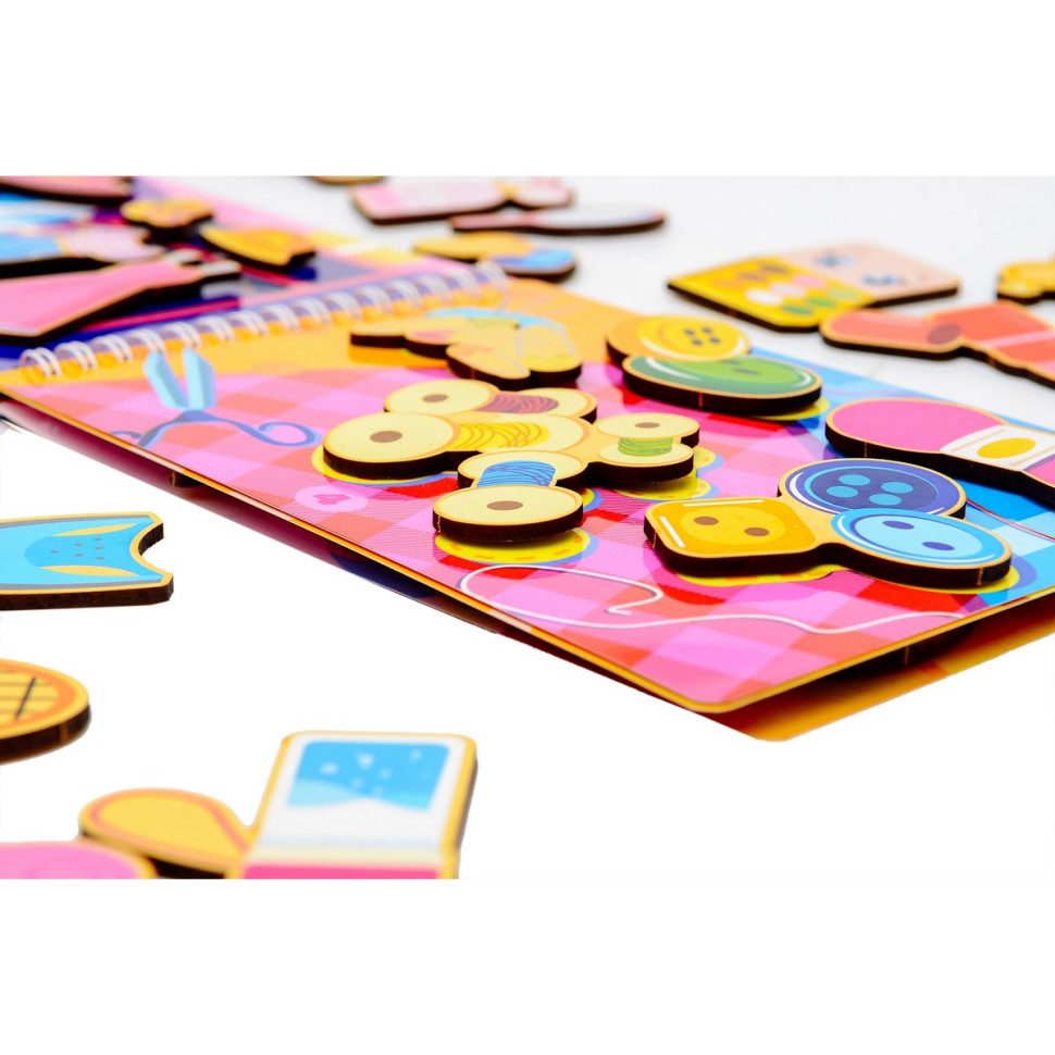 Розвиваючий Альбом для дівчаток PuzzleOK Puz-22921