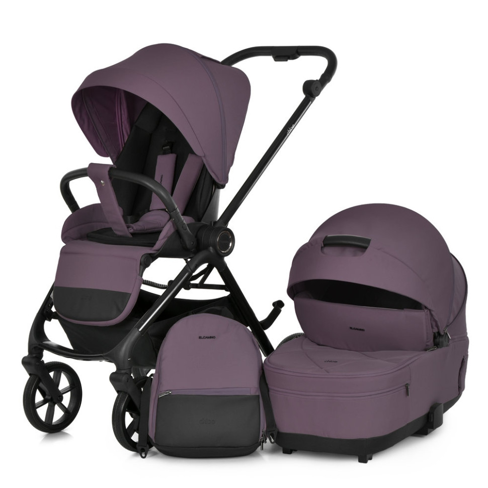 Коляска универсальная 2 в 1 CHLOE El Camino ME 1191-1 Plum Wine