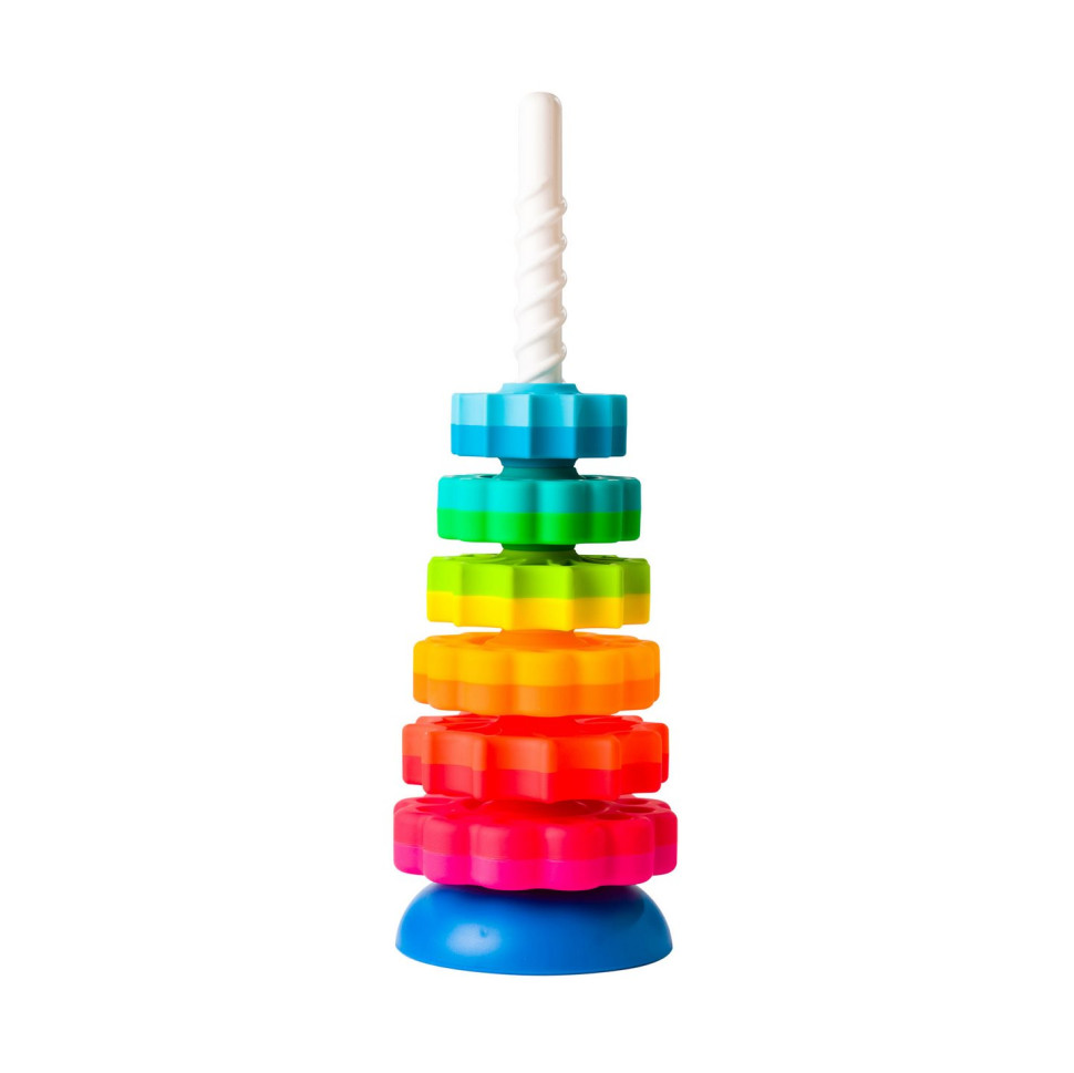 Пірамідка гвинтова тактильна Fat Brain Toys F110ML SpinAgain