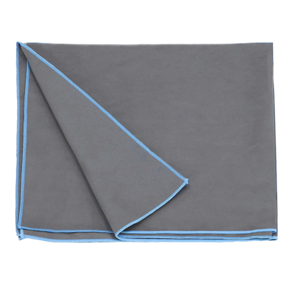 Рушник спортивний Actiget ACT0190 Dark Grey, з мікрофібри 180x100 см