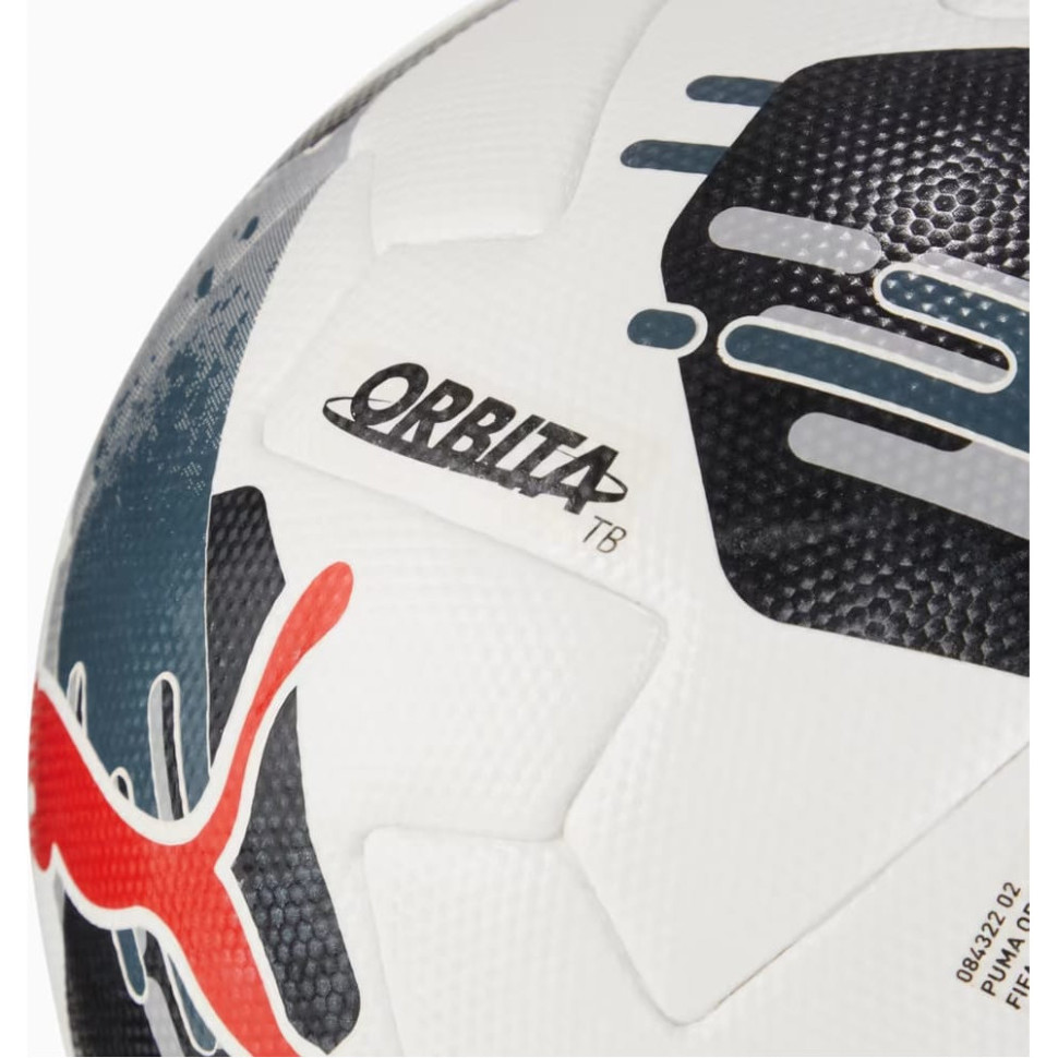 Мяч футбольный Orbita 1 TB Fifa Quality Pro Puma 084322-02 белый/черный/красный, размер 5