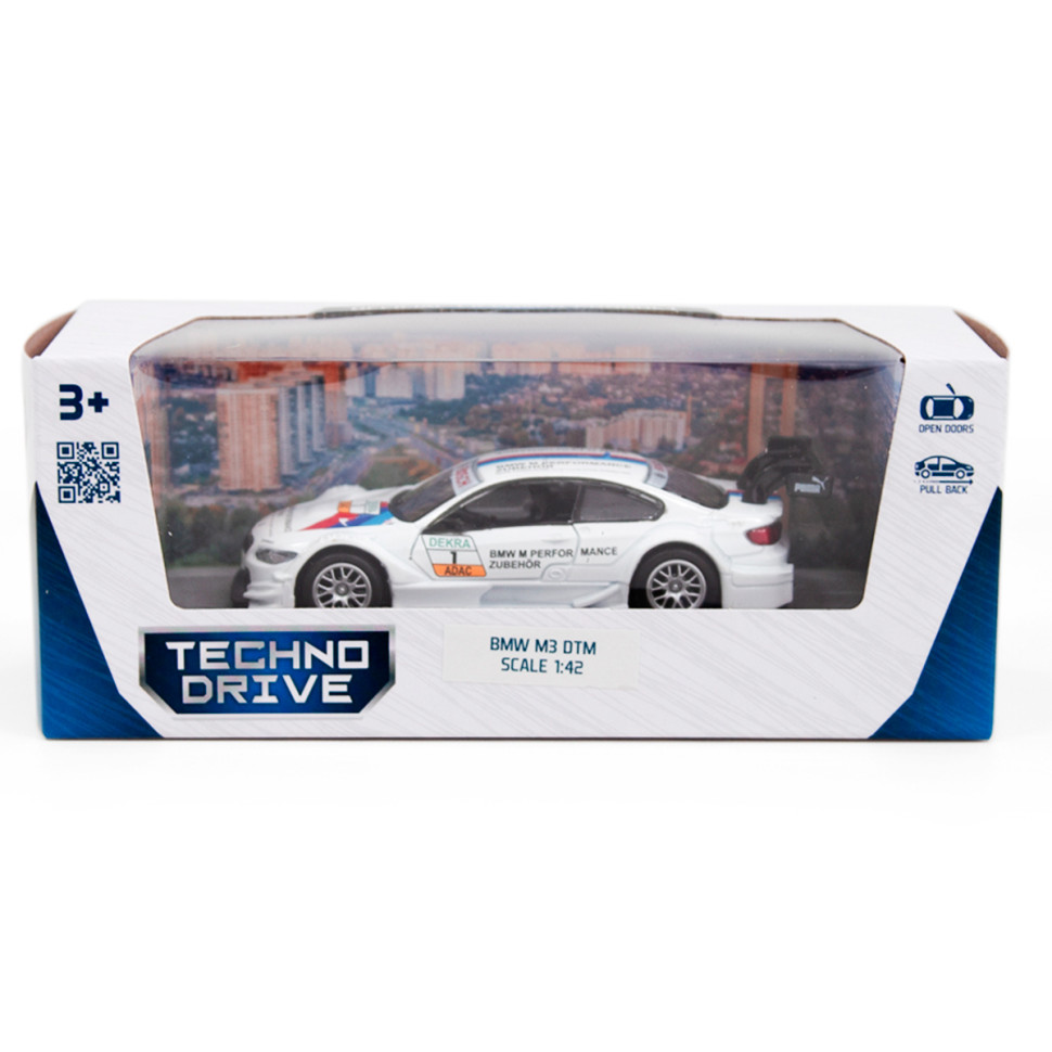 Детская автомодель BMW M3 DTM TechnoDrive 250256 белый