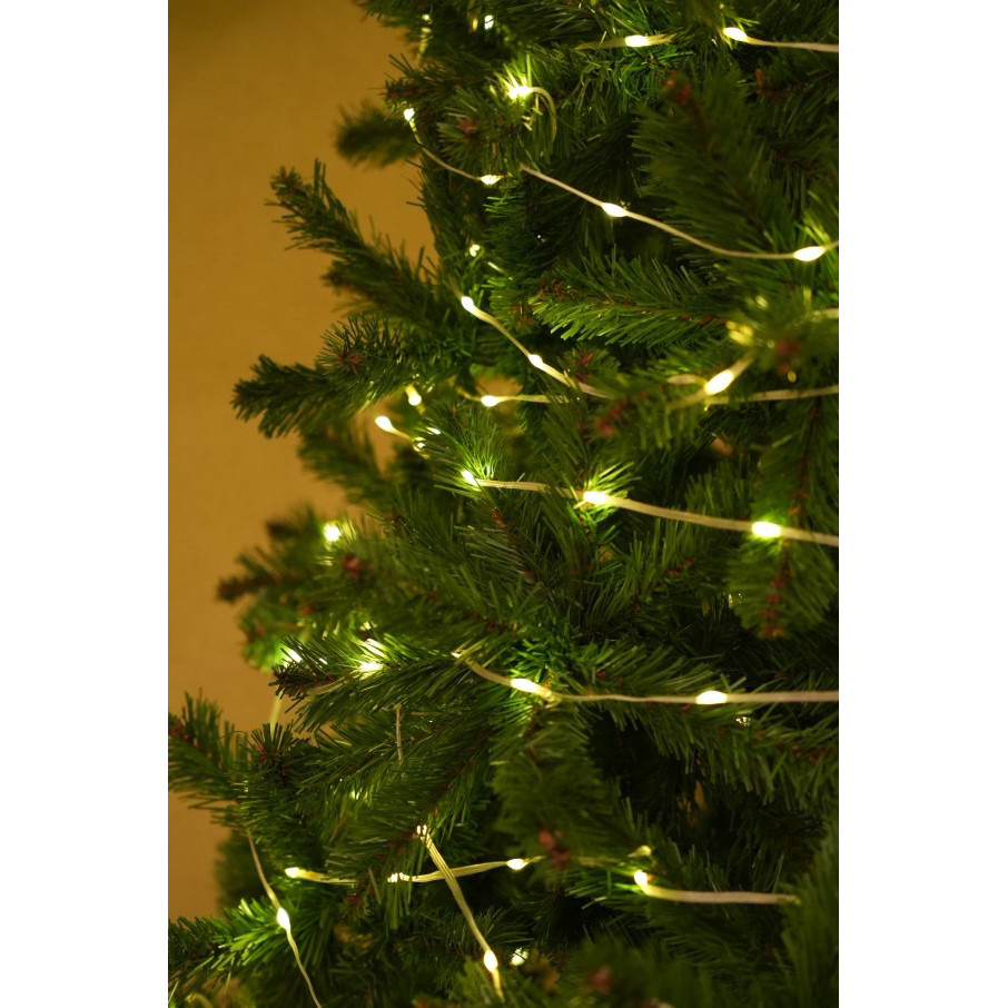 Гірлянда-струна на котушці Chomik 5900779880115 теплий білий 49,9+3 м 500 LED