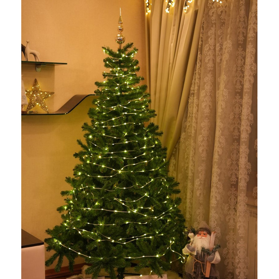 Гірлянда-струна на котушці Chomik 5900779880115 теплий білий 49,9+3 м 500 LED