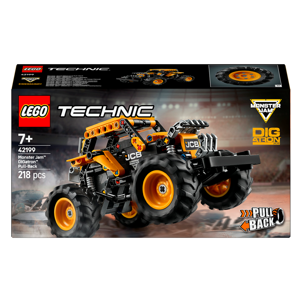 Конструктор Technic Monster Jam DIGatron з інерційним двигуном LEGO 42199, 218 деталей