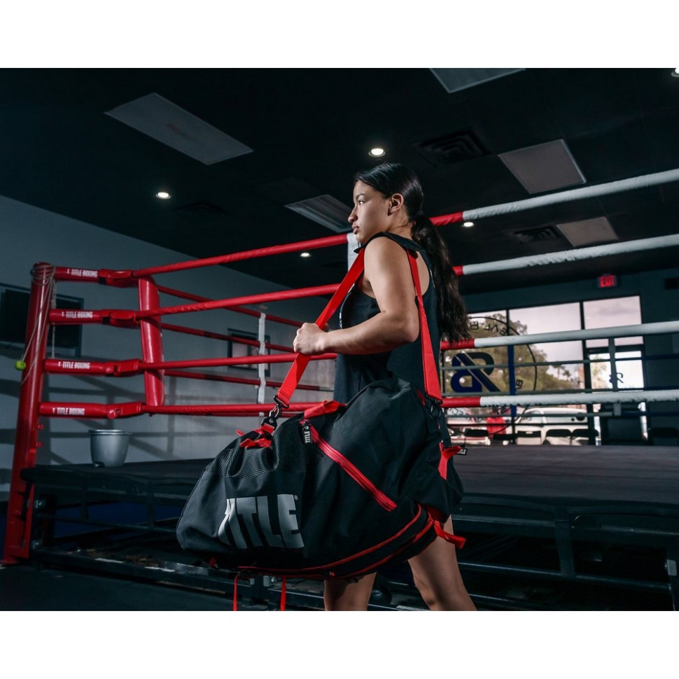Спортивная сумка Boxing Champion Sport Bag/Backpack TITLE TBAG46 BK/RD, Black/Red