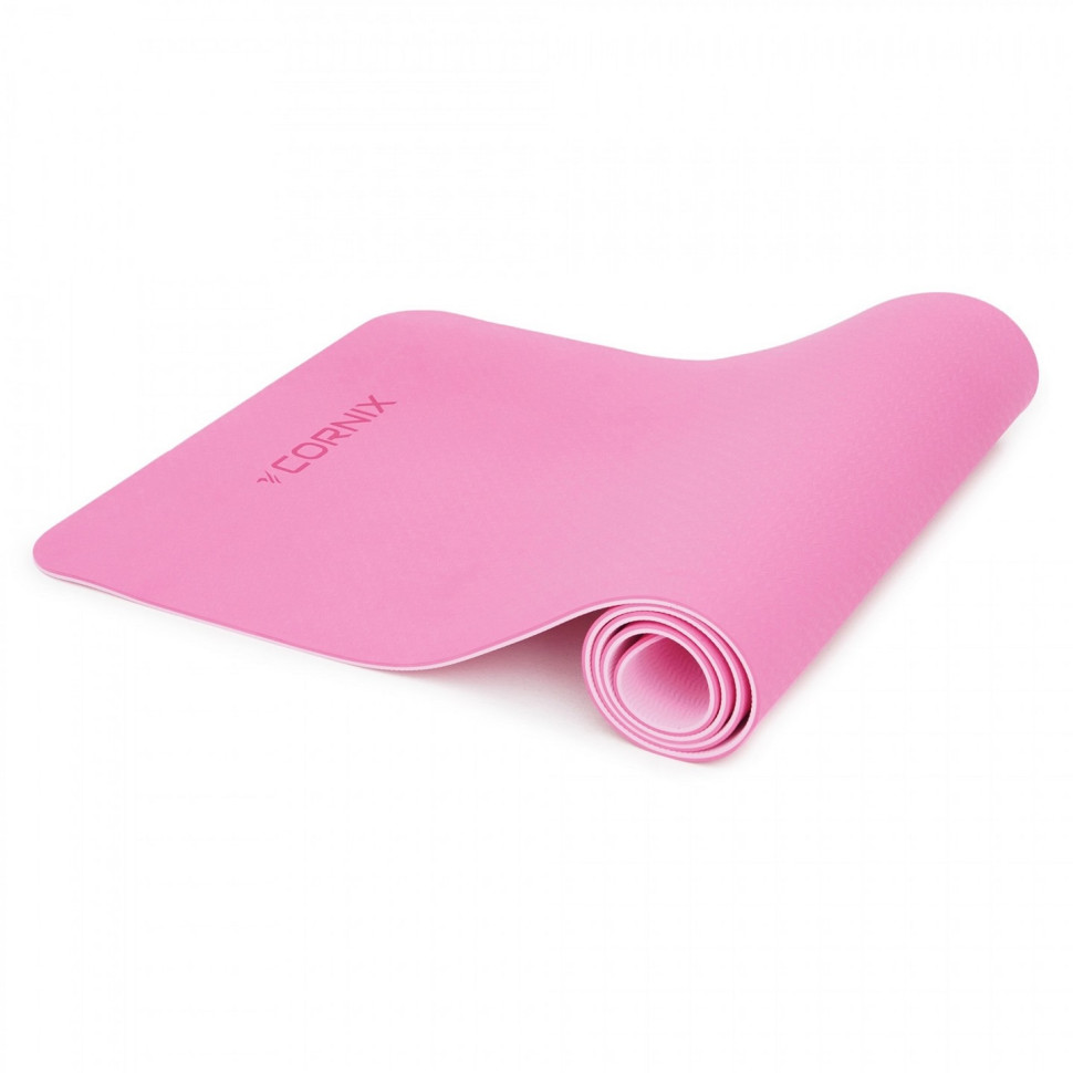 Коврик спортивный Cornix XR-0005, 183 x 61 x 0.6 cм, Pink/Rose