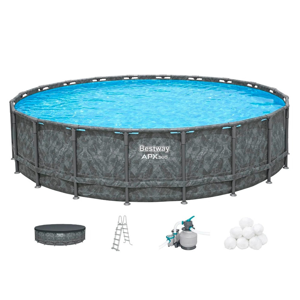 Басейн каркасний круглий Bestway 561KC 549х132 см, 26000 л