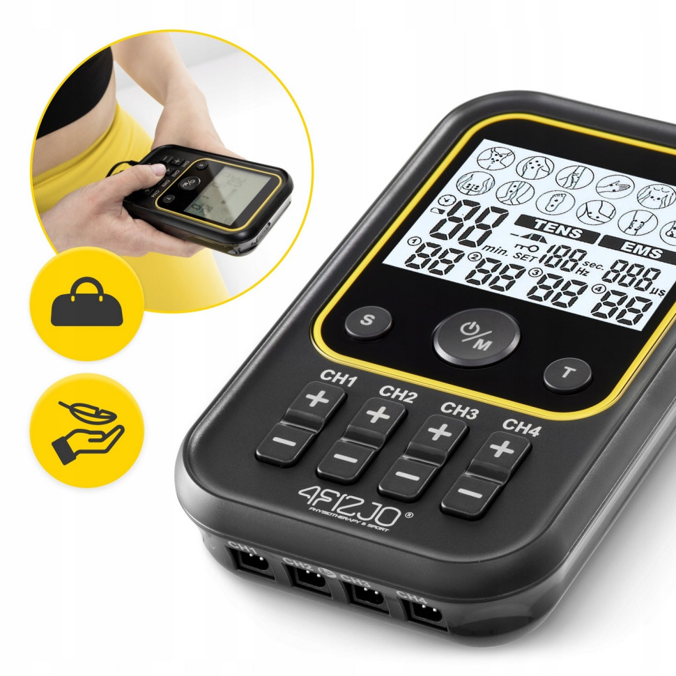 Апарат для електростимуляції м'язів Combo PRO+ 2 в 1 4FIZJO P-5907739317124