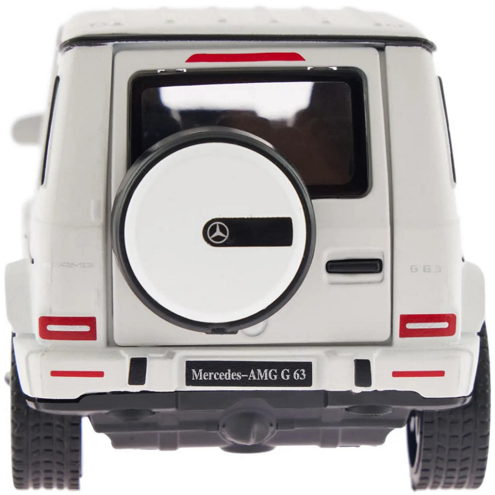 Машинка модель Mercedes-Benz AMG G63 Rastar 64100 white 1:32 