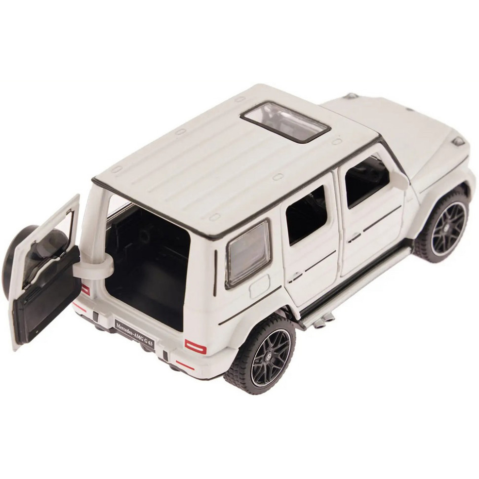 Машинка модель Mercedes-Benz AMG G63 Rastar 64100 white 1:32 