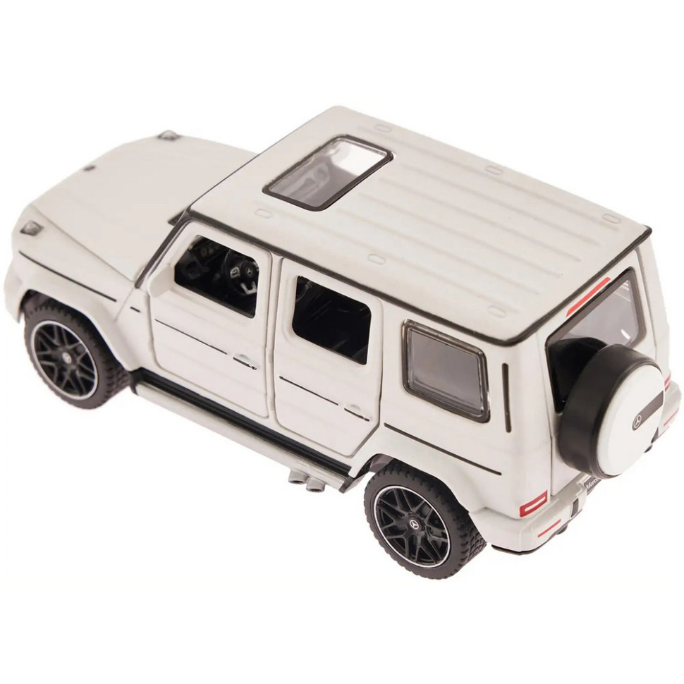 Машинка модель Mercedes-Benz AMG G63 Rastar 64100 white 1:32 