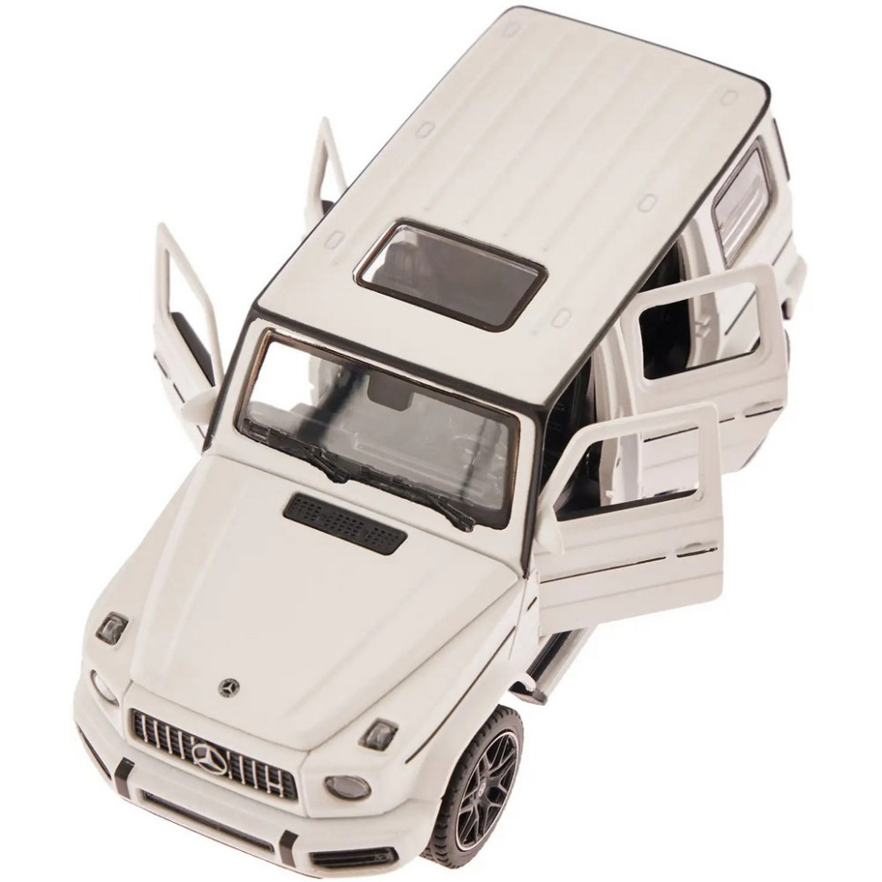 Машинка модель Mercedes-Benz AMG G63 Rastar 64100 white 1:32 
