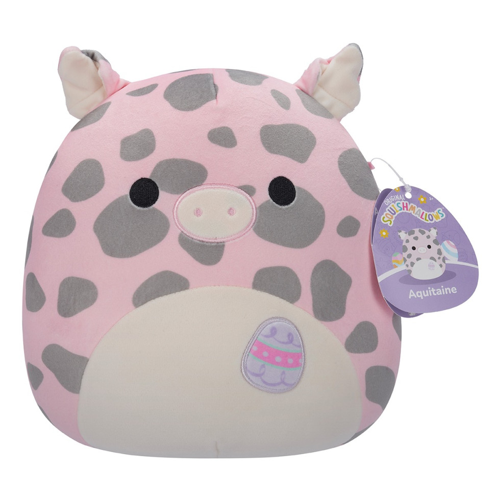 Мягкая игрушка Поросенок Аквитания Squishmallows SQER00846, 30 см