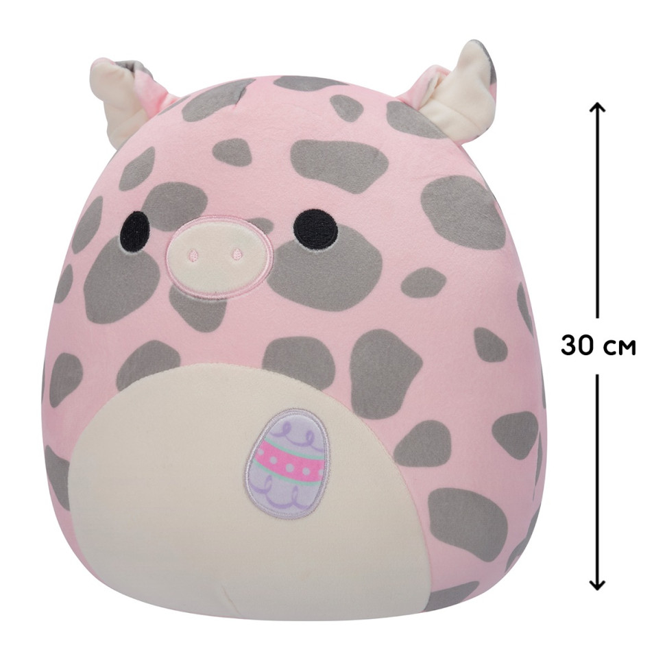 Мягкая игрушка Поросенок Аквитания Squishmallows SQER00846, 30 см
