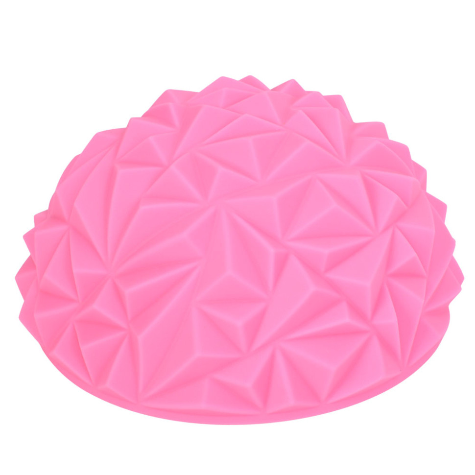 Півсфера масажна балансувальна Bambi MS 4959(Pink) текстурна поверхня, 16,5х7 см