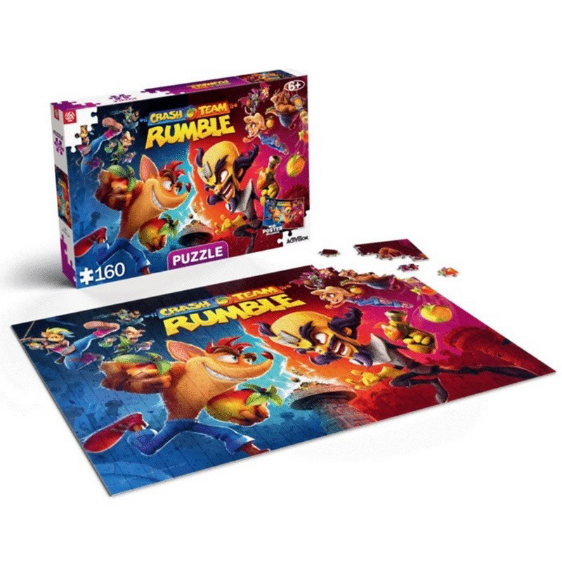Пазл детский Crash Bandicoot 4: About Time Puzzles GoodLoot 5908305240365, 160 элементов