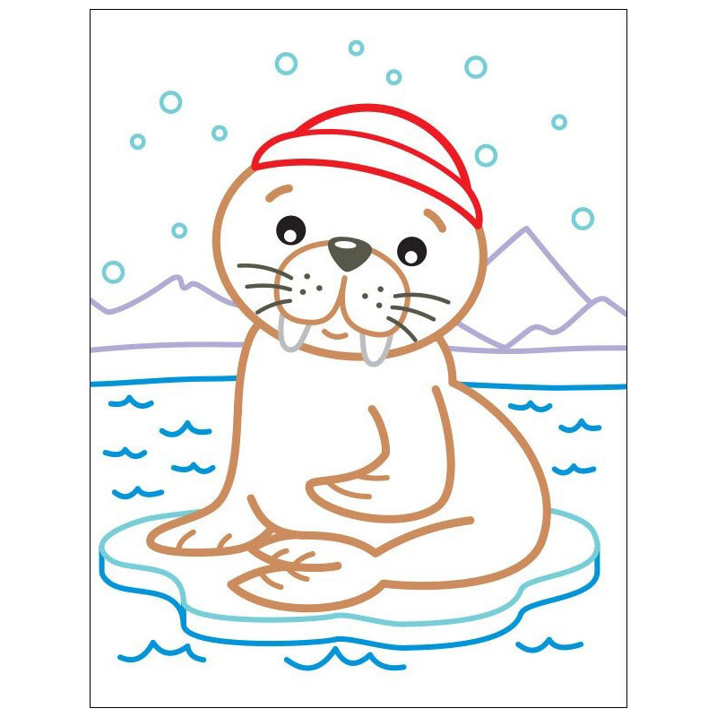 Дитячі кольорові розмальовки