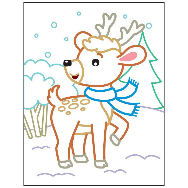 Дитячі кольорові розмальовки