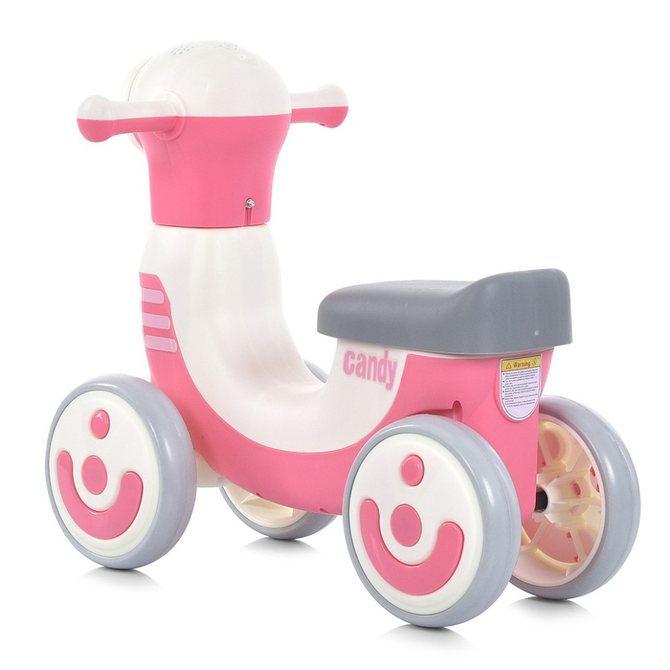 Дитяча каталка-толокар Bambi M 5855E-8 рожевий, до 25 кг