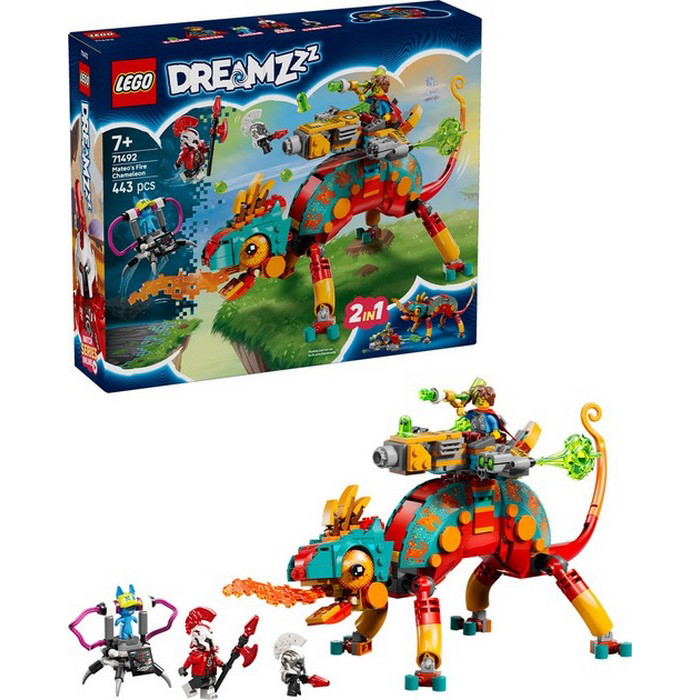 Конструктор Dreamzzz Вогняний хамелеон Матео LEGO 71492, 443 деталі