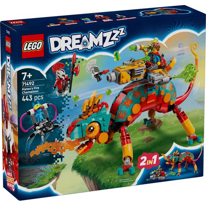 Конструктор Dreamzzz Вогняний хамелеон Матео LEGO 71492, 443 деталі