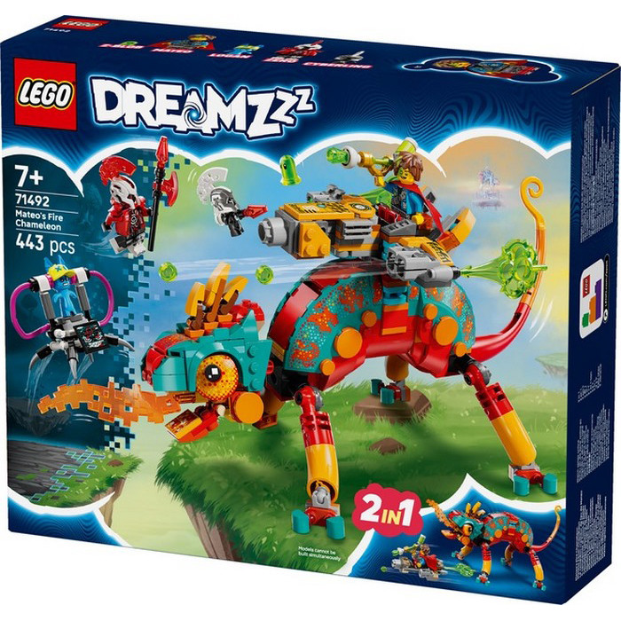 Конструктор Dreamzzz Вогняний хамелеон Матео LEGO 71492, 443 деталі