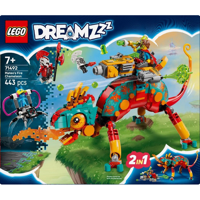 Конструктор Dreamzzz Вогняний хамелеон Матео LEGO 71492, 443 деталі
