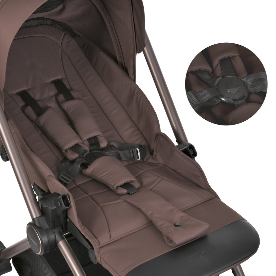 Коляска универсальная 2 в 1 PERSONA El Camino ME 1091-2 Cocoa Brown