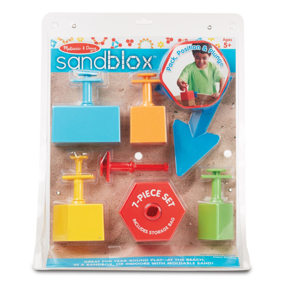 Набор для создания песчаных фигур Melissa&Doug MD8260, 7 формочек