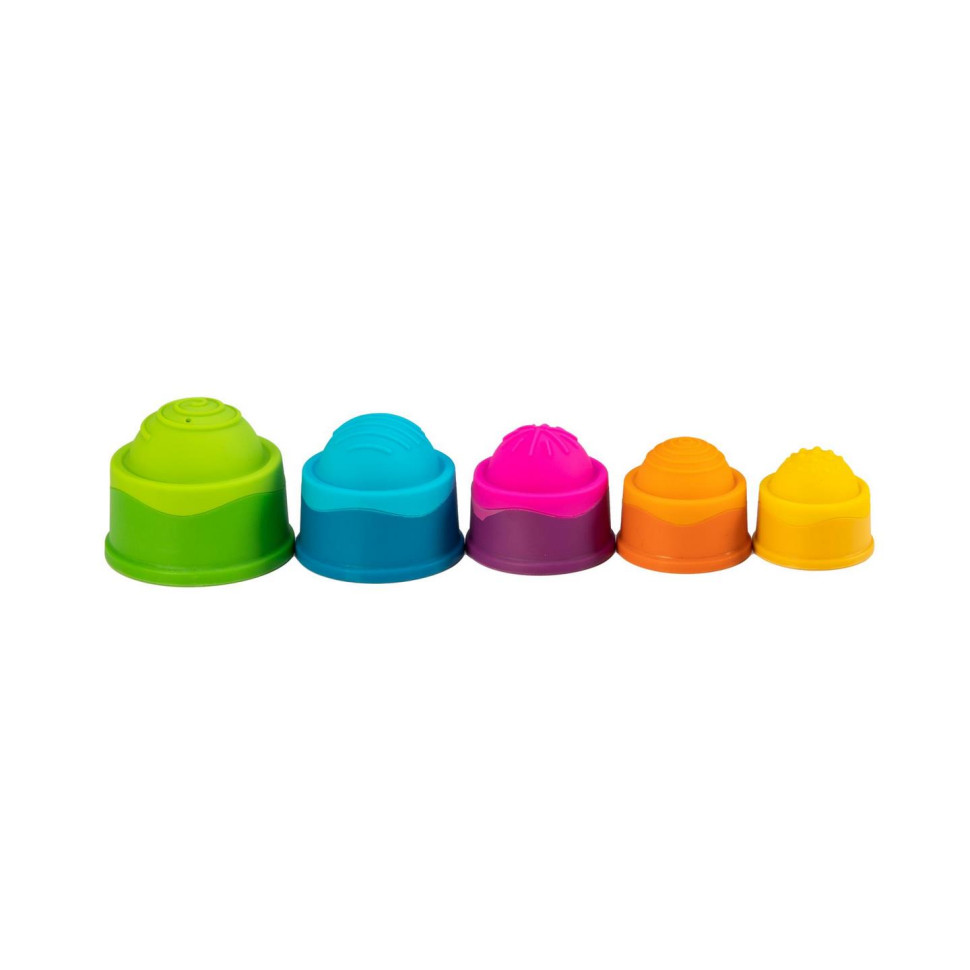 Пірамідка тактильна Чашки Fat Brain Toys F293ML dimpl stack