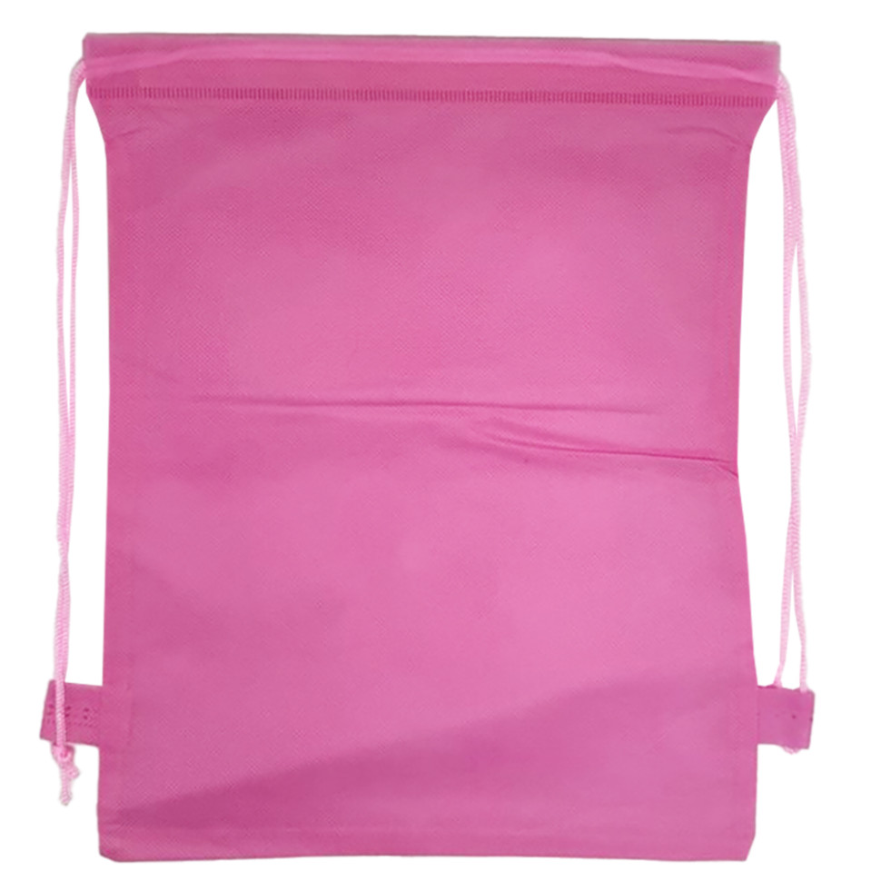 Детская сумка для обуви Bambi MK 3113(Pink) на затяжке, размер 28х36 см