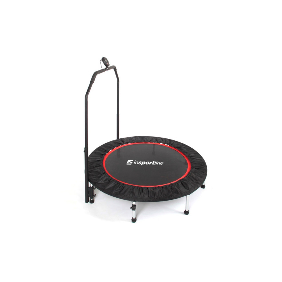 Батут для фітнесу з поручнем PROFI Digital inSPORTline 3732, 122 см