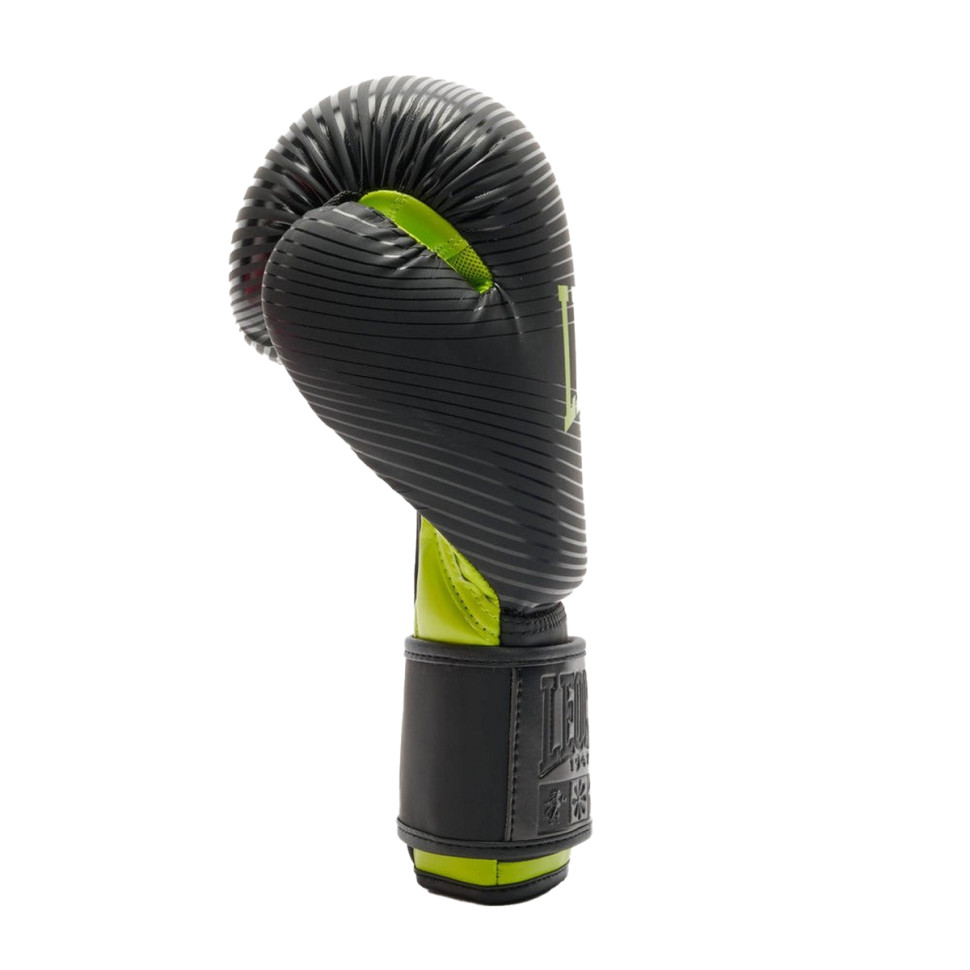 Боксерські рукавиці GN313 WAVES Leone GN313_Black_16oz 16 унцій (капа в комплекті)