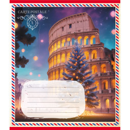 Тетрадь ученическая "Открытка" Leader 024-560268L-1 в линию, 24 листа 