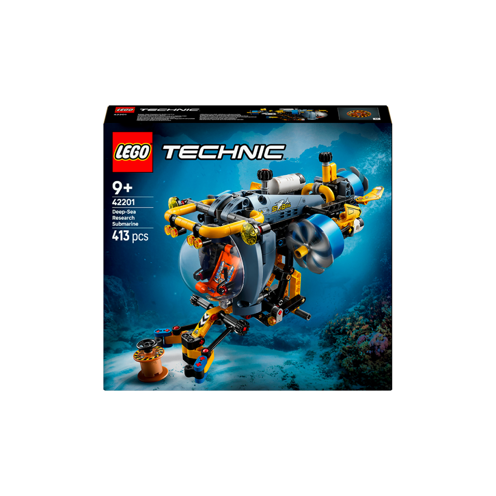 Конструктор Technic Глубоководная исследовательская подлодка LEGO 42201, 413 деталей