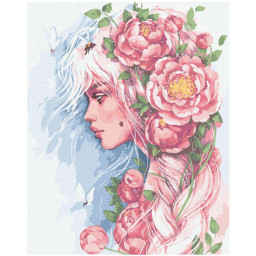 Картина за номерами "Розквітаюча душа" ©lesya_nedzelska_art Ідейка KHO4954, 40х50 см