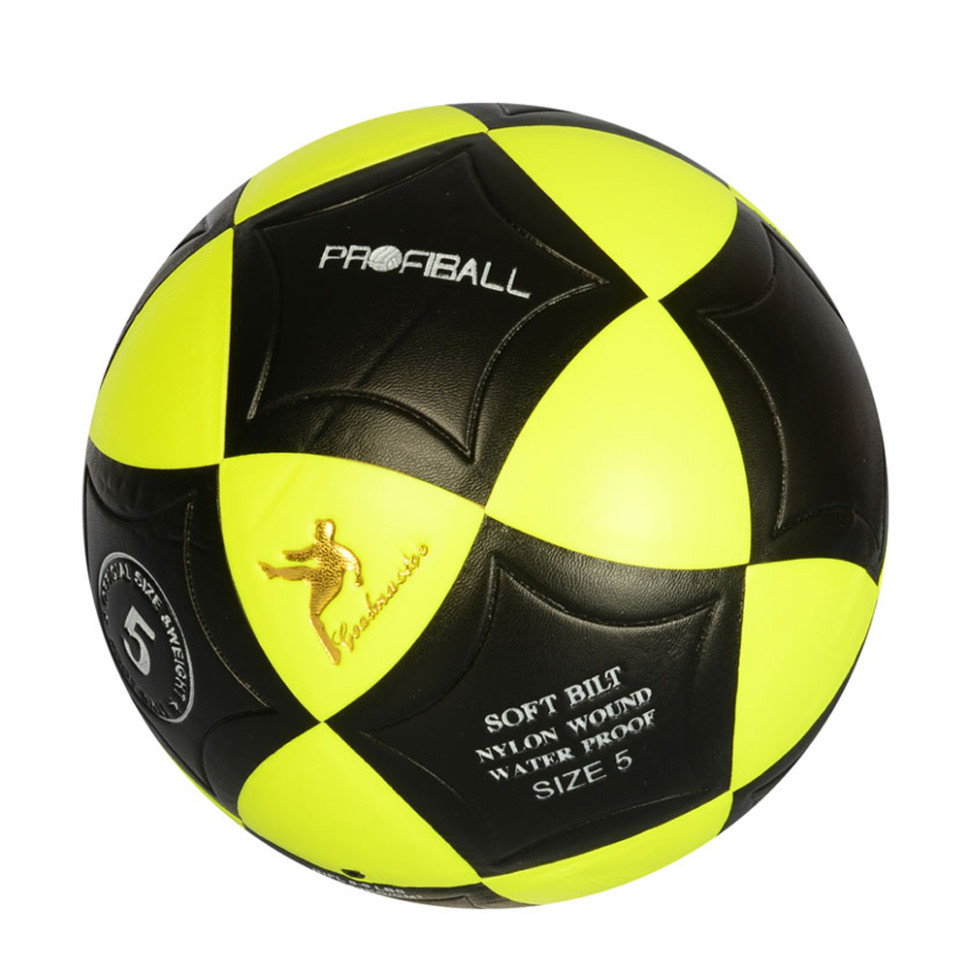 Мяч футбольный Bambi MS 1771(Yellow) размер 5, ПВХ, ламинированный, 390-410 г