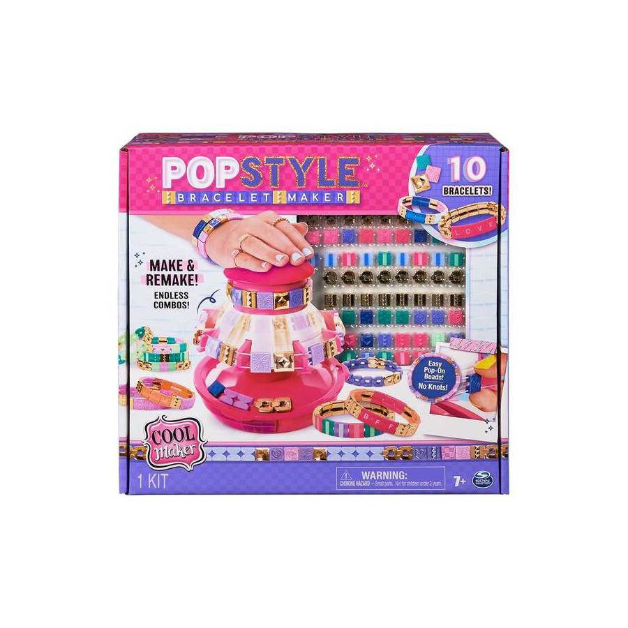 Набір з машинкою для створення браслетів Pop Style Cool Maker SM37564, 170 намистин