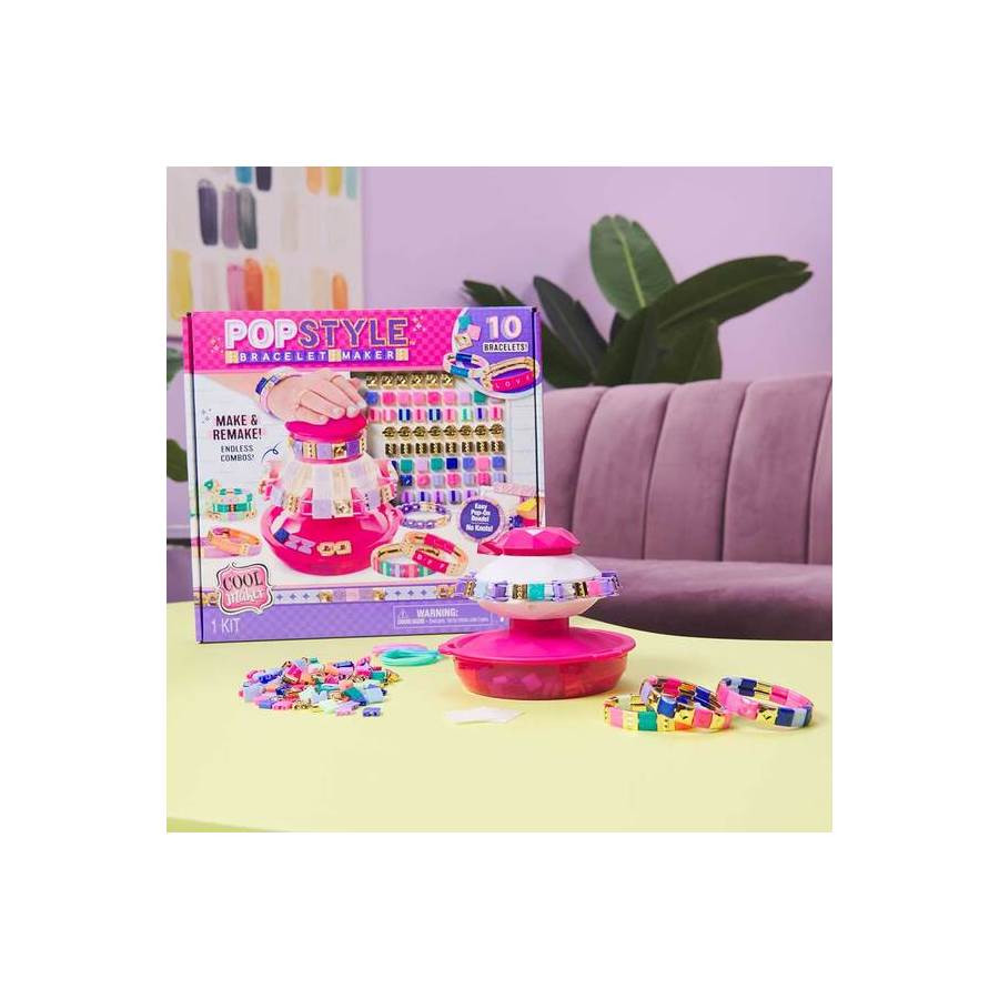 Набір з машинкою для створення браслетів Pop Style Cool Maker SM37564, 170 намистин