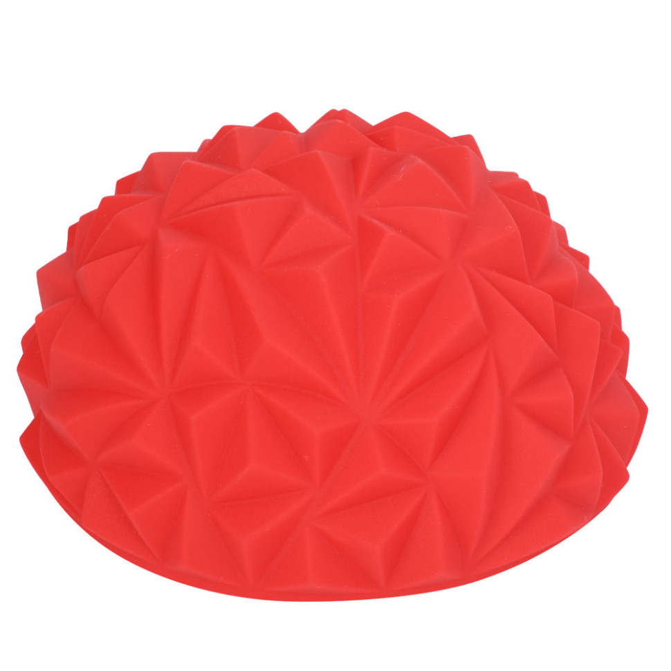 Півсфера масажна балансувальна Bambi MS 4959(Red) текстурна поверхня, 16,5х7 см