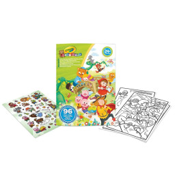 Детская раскраска "Любимые сказки" Mini Kids Crayola 25-1081, 96 страниц и наклейки